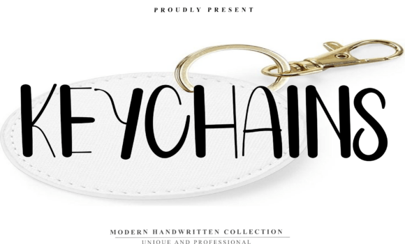 Keychains Font Fonts Free Download Keychains Font - Featured Image