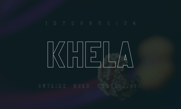 Khela Outline Font Fonts Free Download Khela Outline Font - Featured Image