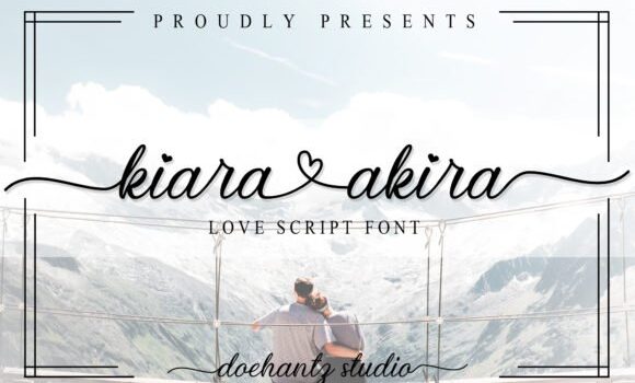 Kiara Akira Font Fonts Free Download Kiara Akira Font - Featured Image
