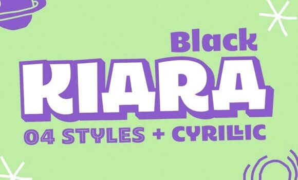 Kiara Black Font - Featured Image