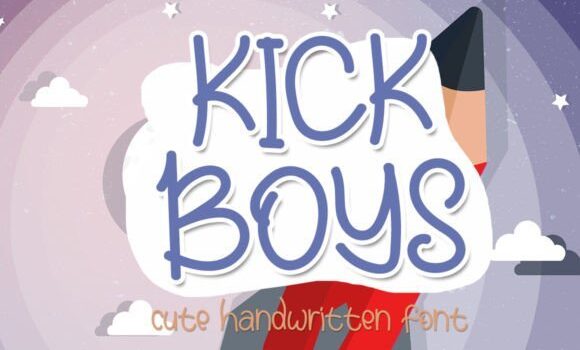 Kick Boys Font - Featured Image