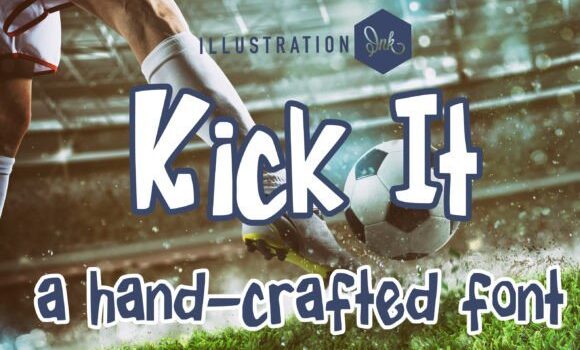 Kick It Font - Featured Image