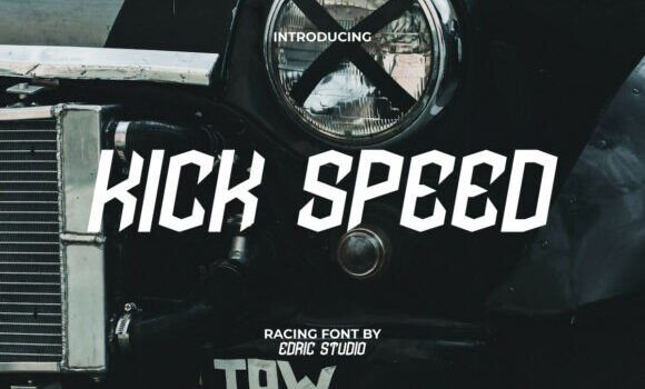 Kickspeed Font Fonts Free Download Kickspeed Font - Featured Image