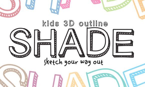 Kids 3D Outline Shade Font Fonts Free Download Kids 3D Outline Shade Font - Featured Image