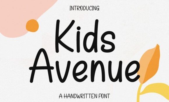 Kids Avenue Font - Featured Image