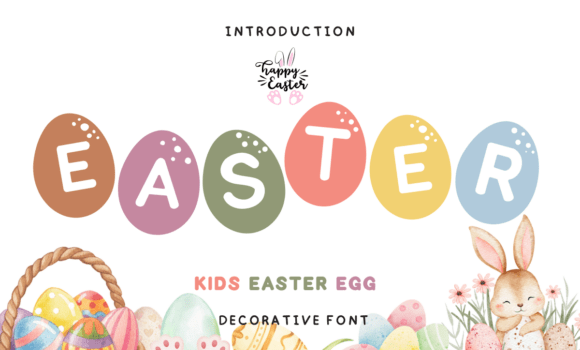 Kids Easter Egg Font - Featured Image