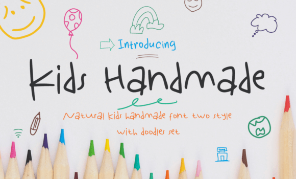 Kids Handmade Font Fonts Free Download Kids Handmade Font - Featured Image