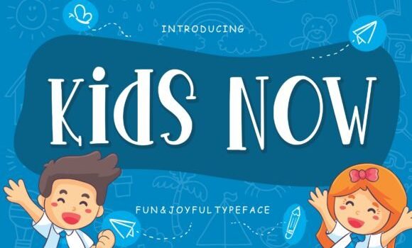 Kids Now Font Fonts Free Download Kids Now Font - Featured Image