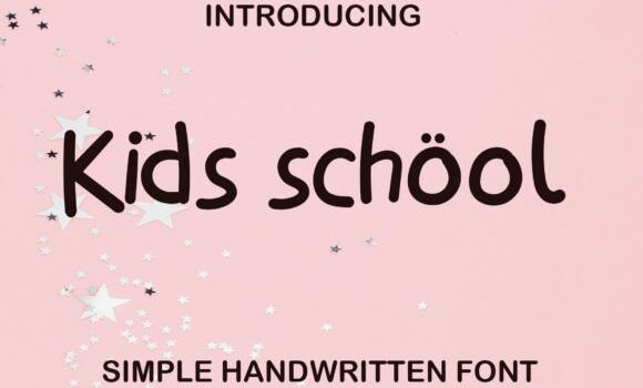 Kids School Font - Featured Image