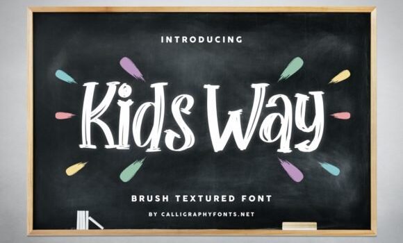 Kids Way Font Fonts Free Download Kids Way Font - Featured Image