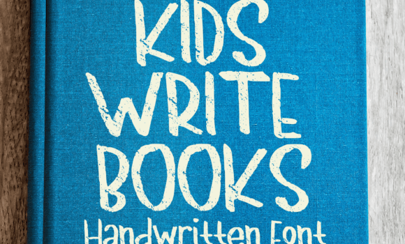 Kids Write Books Font - Featured Image