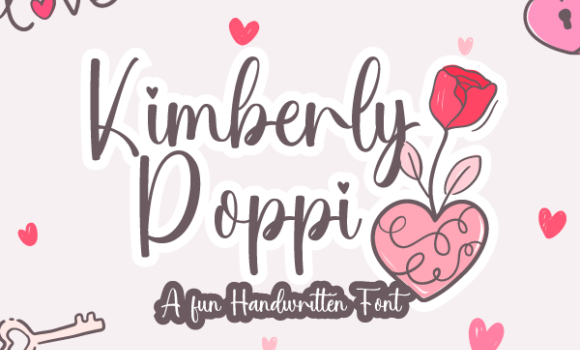 Kimberly Poppi Font Fonts Free Download Kimberly Poppi Font - Featured Image