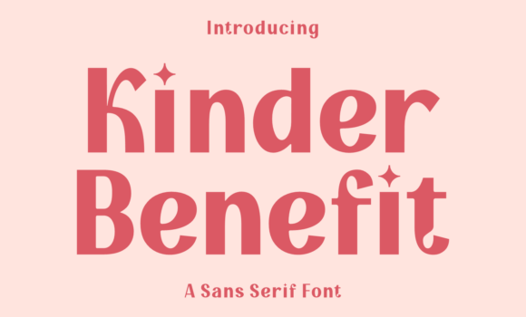 Kinder Benefit Font Fonts Free Download Kinder Benefit Font - Featured Image