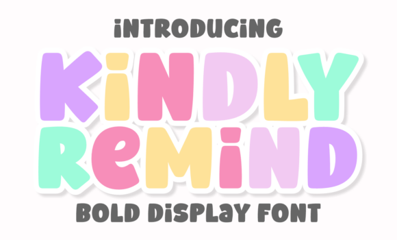 Kindly Remind Font - Featured Image