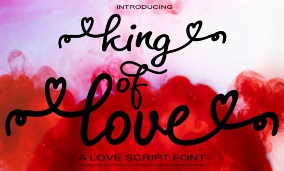 King of Love Font - Featured Image