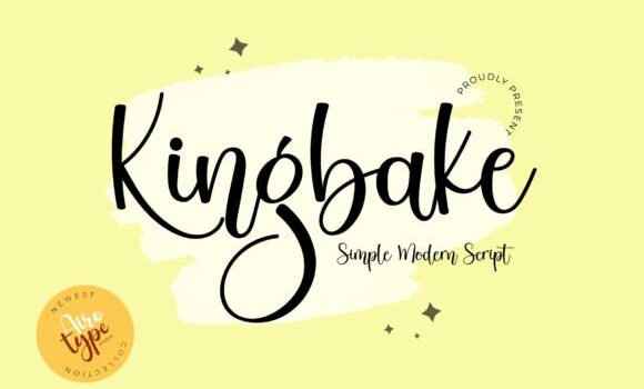 Kingbake Font - Featured Image