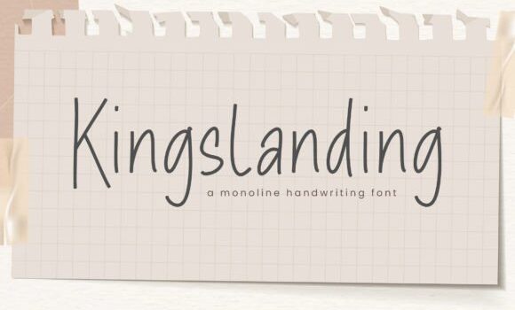Kingslanding Font - Featured Image