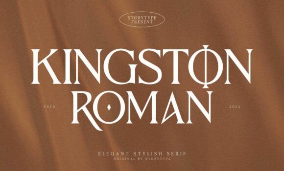 Kingston Roman Font - Featured Image