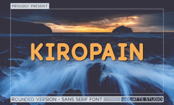 Kiropain Font - Featured Image