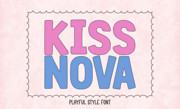 Kiss Nova Font - Featured Image