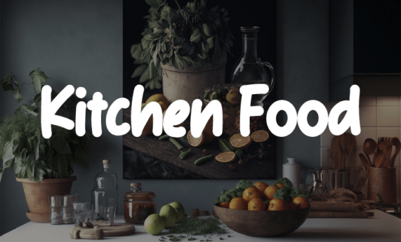Kitchen Food Font Fonts Free Download Kitchen Food Font - Featured Image