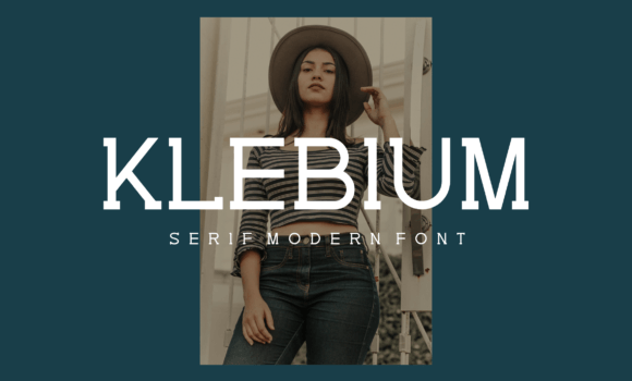 Klebium Font - Featured Image