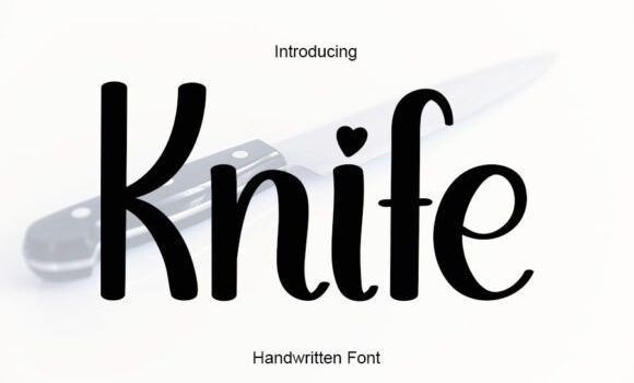 Knife Font Fonts Free Download Knife Font - Featured Image