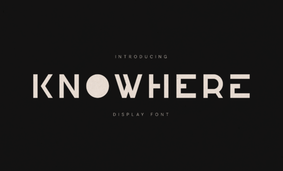 Knowhere Font - Featured Image