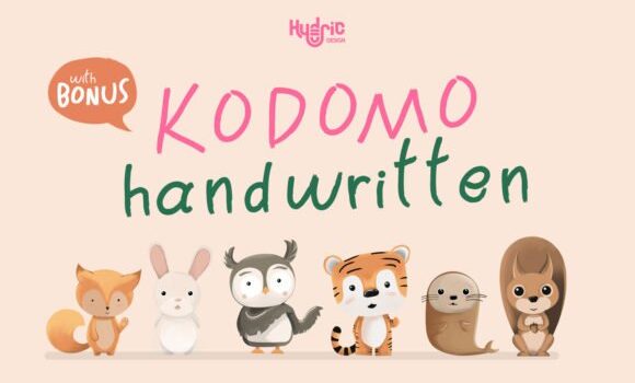 Kodomo Handwritten Font - Featured Image