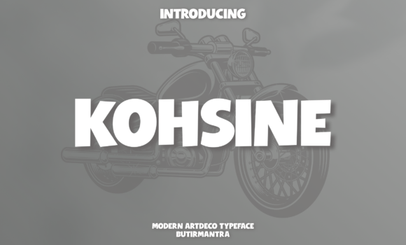 Kohsine Font - Featured Image
