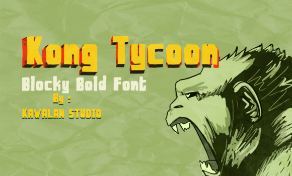 Kong Tycoon Font Fonts Free Download Kong Tycoon Font - Featured Image