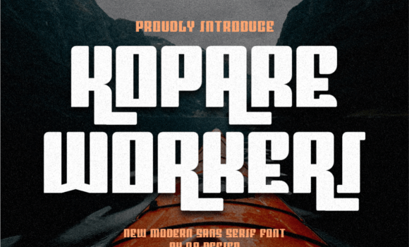 Kopare Workeri Font - Featured Image