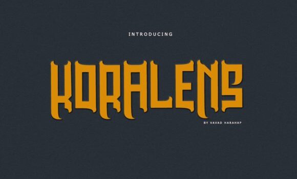 Koralens Font Fonts Free Download Koralens Font - Featured Image