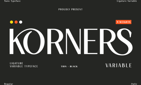 Korners Font - Featured Image