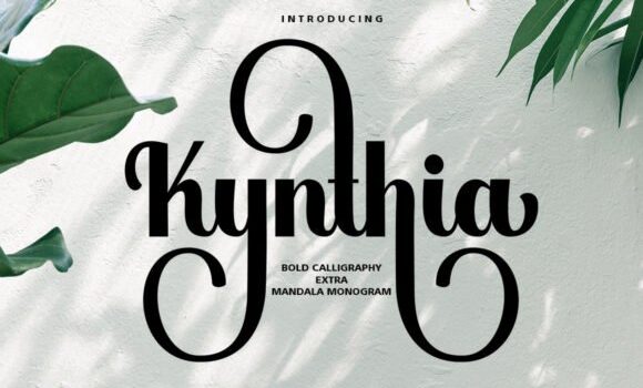 Kynthia Font Fonts Free Download Kynthia Font - Featured Image