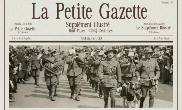 La Petite Gazette Font Fonts Free Download La Petite Gazette Font - Featured Image