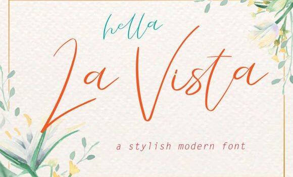 La Vista Font Fonts Free Download La Vista Font - Featured Image