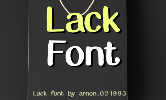 Lack Font - Featured Image