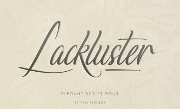 Lackluster Font - Featured Image
