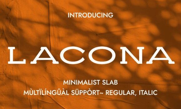Lacona Font - Featured Image