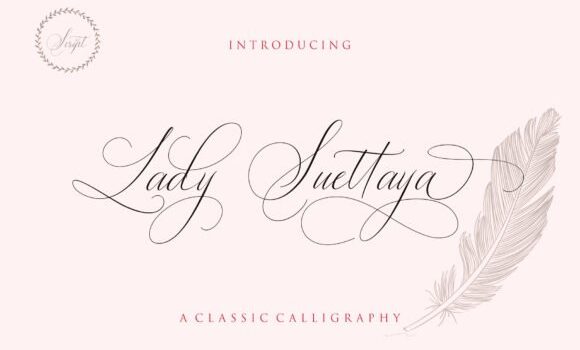 Lady Suettaya Font - Featured Image