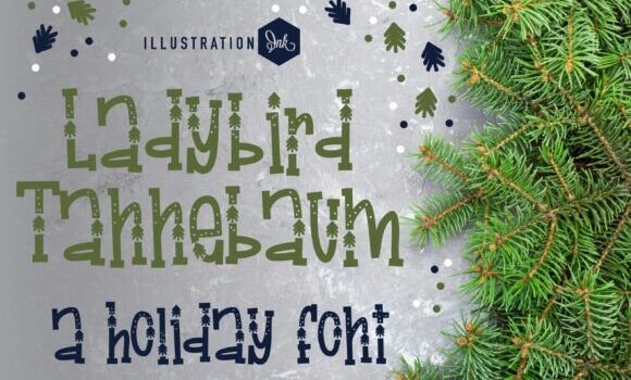 Ladybird Tannenbaum Font - Featured Image