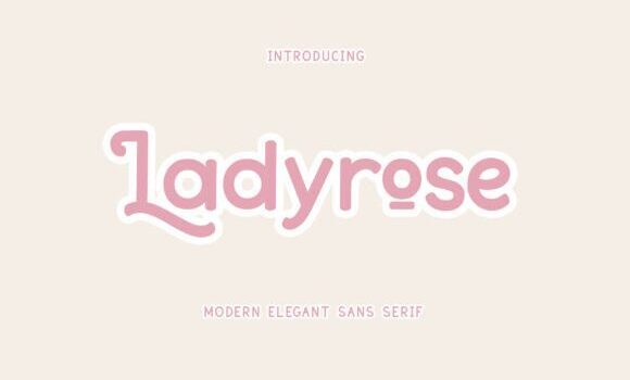 Ladyrose Font - Featured Image