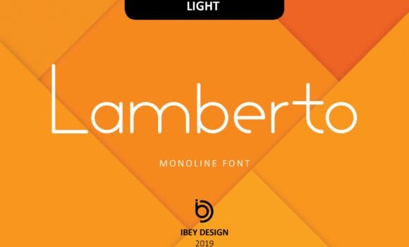 Lamberto Light Font - Featured Image