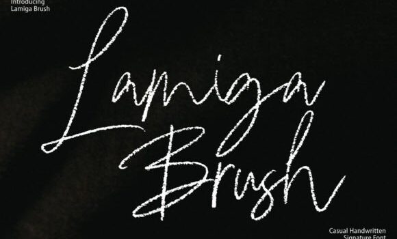 Lamiga Brush Font - Featured Image