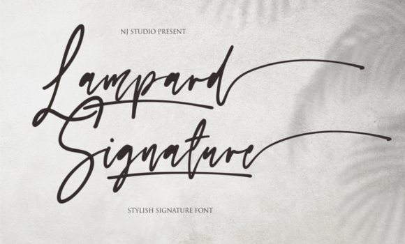 Lampard Signature Font - Featured Image