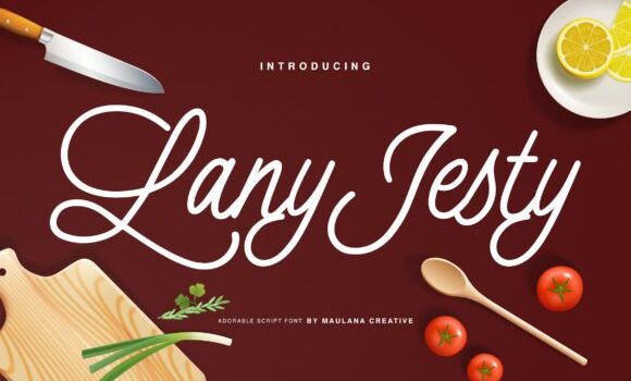 Lany Jesty Script Font Fonts Free Download Lany Jesty Script Font - Featured Image