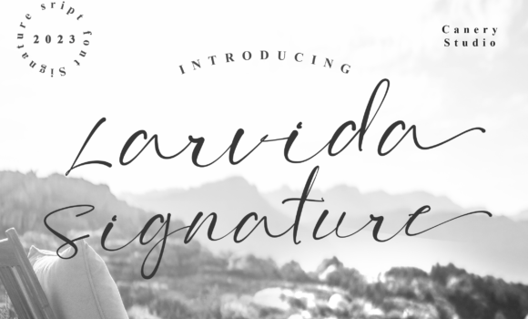 Larvida Font - Featured Image