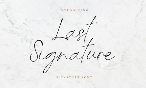 Last Signature Font Fonts Free Download Last Signature Font - Featured Image