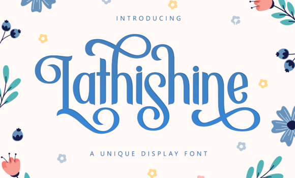 Lathishine Font - Featured Image